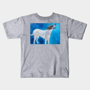 Cute Greyhound Mix Dog Kids T-Shirt